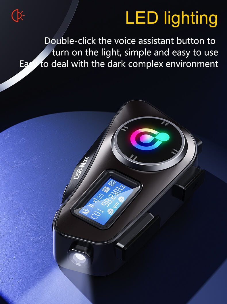RideLink™ Q58 – MAX | Smart Motorcycle Intercom