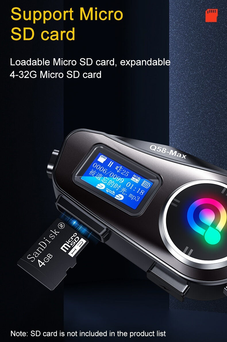 RideLink™ Q58 – MAX | Smart Motorcycle Intercom