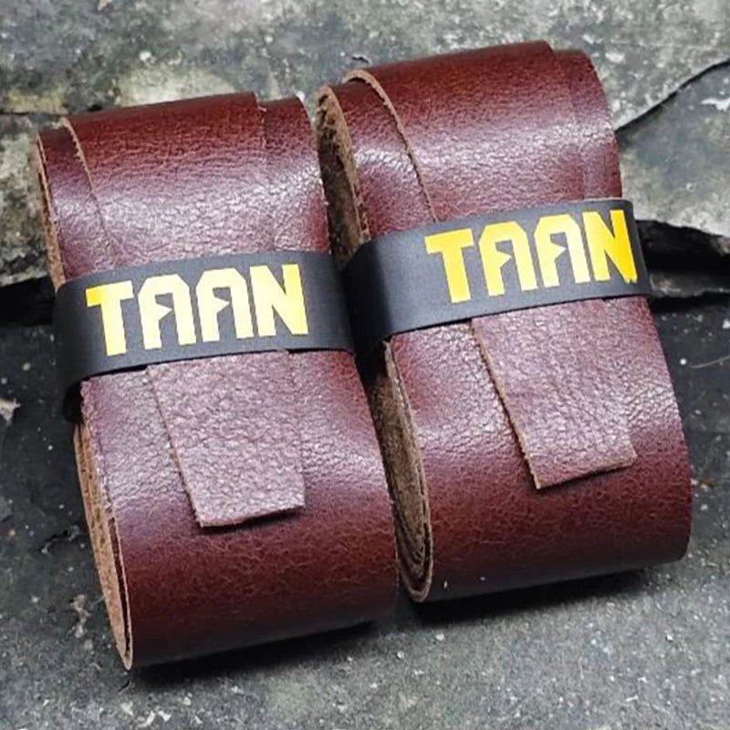 GripHeritage™ TAAN — Premium Cowhide Leather Handle Wraps