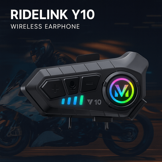 RideLink™ Y10 – Bluetooth 5.3 Motorcycle Intercom