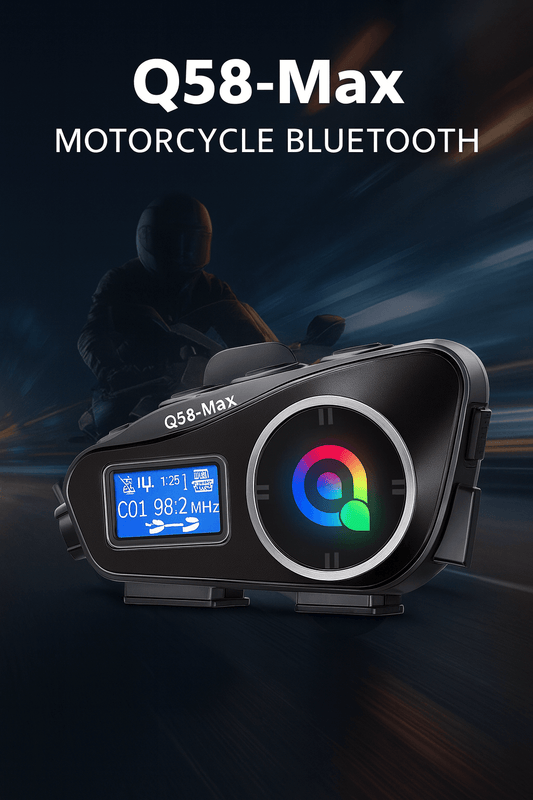 RideLink™ Q58 – MAX | Smart Motorcycle Intercom