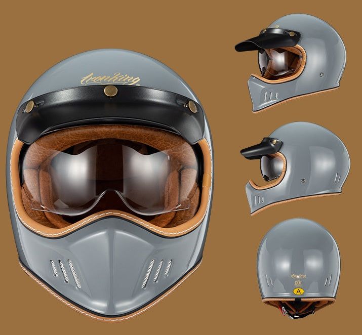 fred perry motorcycle helmet Retro Helmet FRP-03 PREMIUM – Freedom Riders