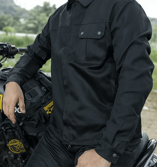 Freedom Shield VJ-039 – Retro Mesh Motorcycle Jacket