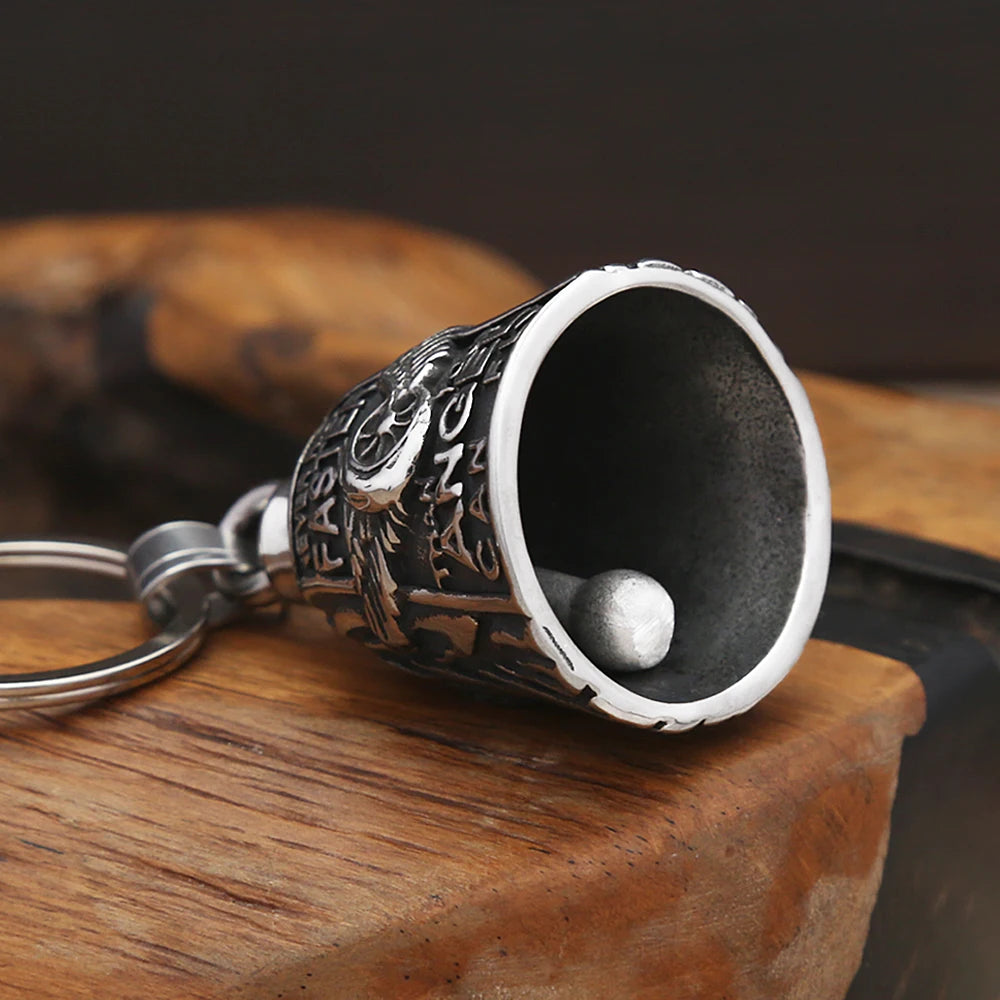 Bell Angel Wings Keychain