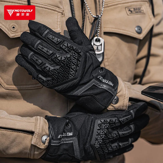 Guardian Elite™ Adv Motorcycle Gloves MOTOWOLF