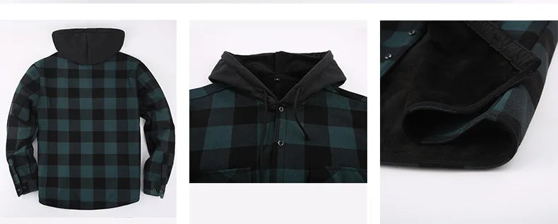 Freedom Flannel™ - Hooded Plush Shirt