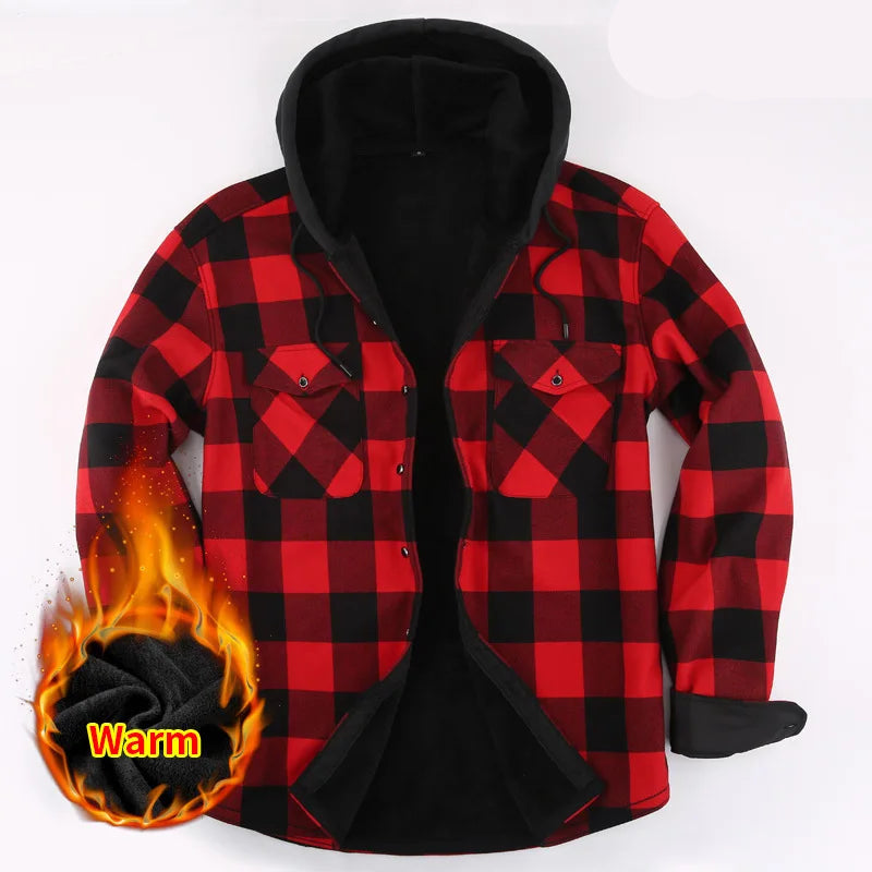 Freedom Flannel™ - Hooded Plush Shirt