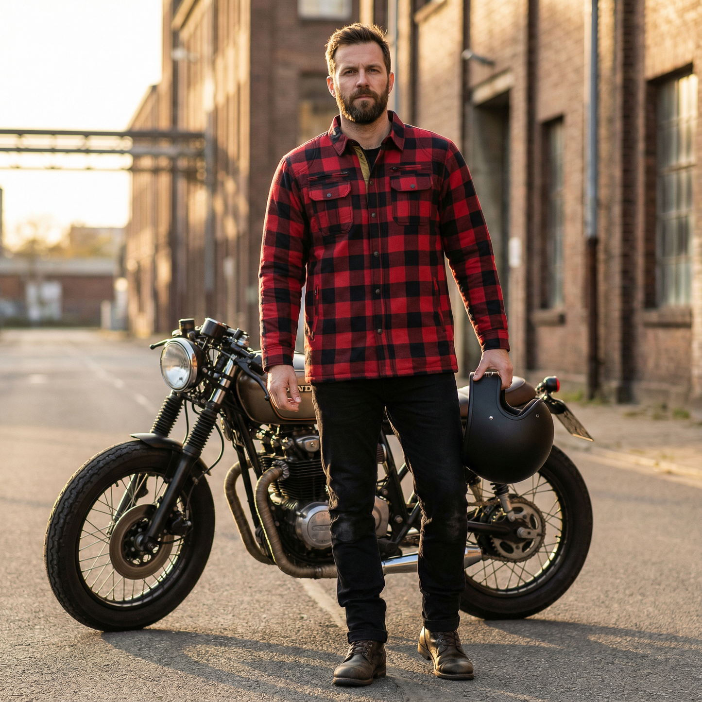 Lumberjack™ Motorcycle Flannel Shirt