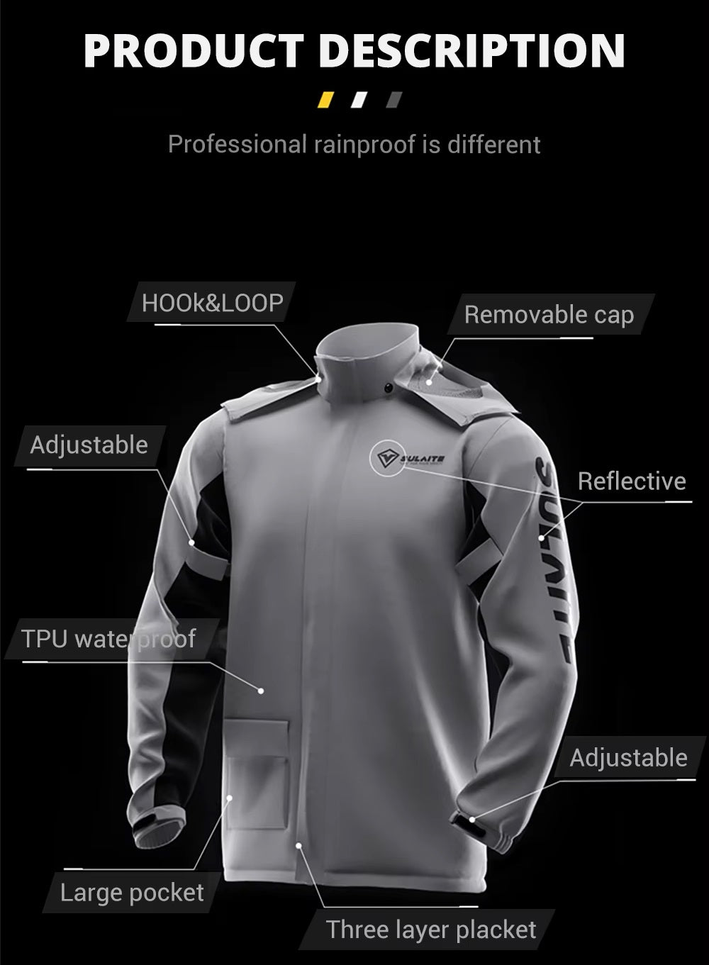 ProtectRide™ Motorcycle Rain Suit